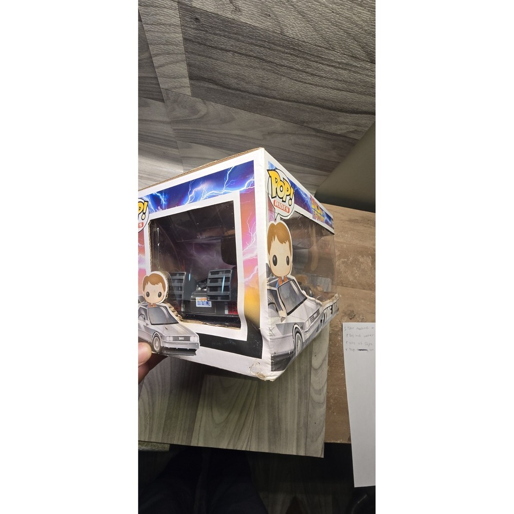 Funko POP Rides 02 Back to the Future Time Machine - Picture 13 of 13